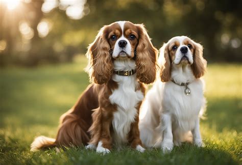 cocker spaniel and cavalier king charles