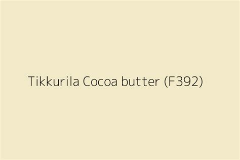 cocoa butter hex code