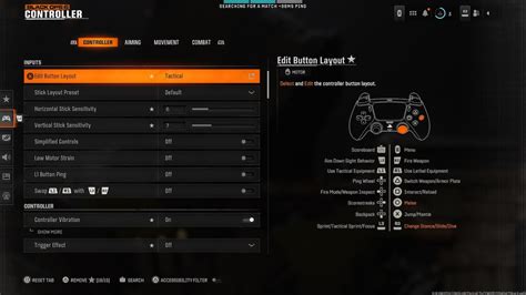 cod 6 ps5 controller settings