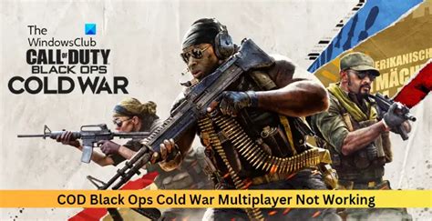 cod cold war local multiplayer not working