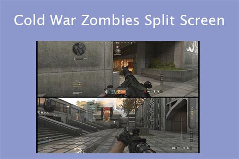 cod cold war zombies split screen not working