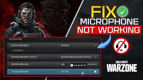 cod mic not working pc