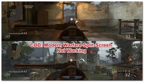 cod mw3 split screen not working ps5