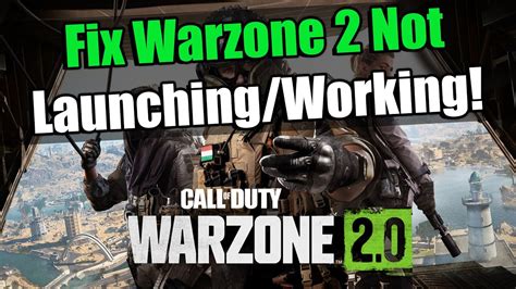 cod warzone not working pc