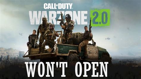 cod warzone won t start