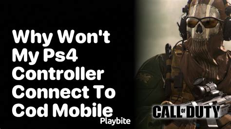 cod won't detect controller