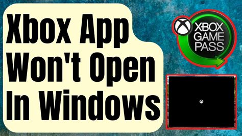 cod won't open xbox app