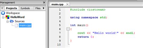 code block example