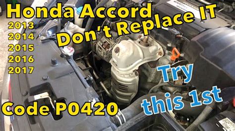 code error honda accord 2010