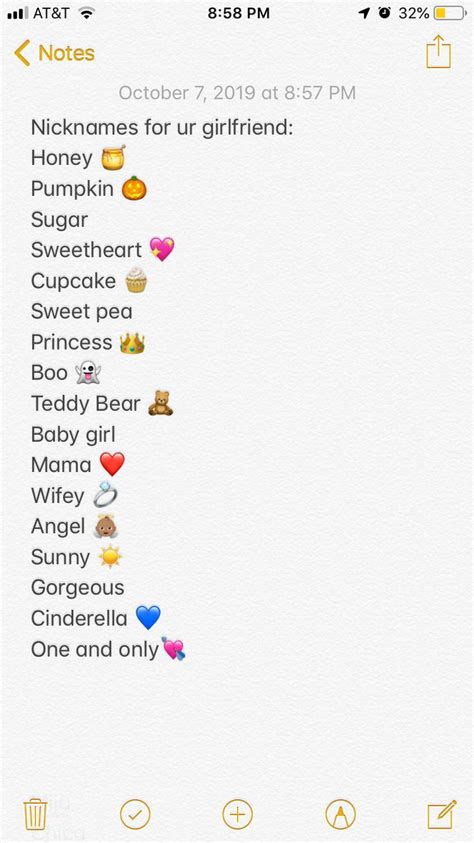 code names for girlfriend