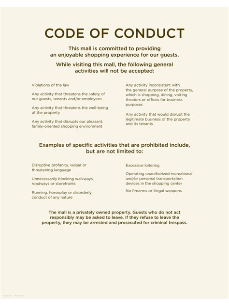 code of conduct example