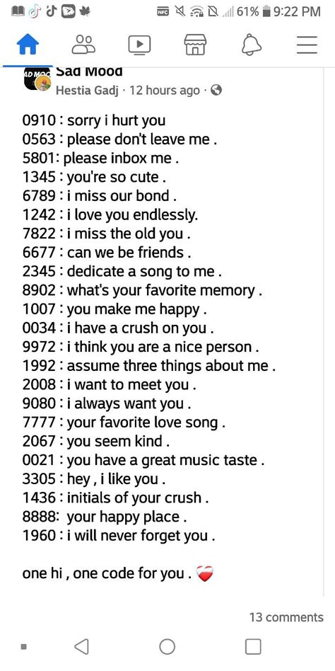code words for lovers