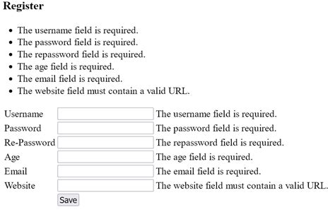 codeigniter 4 form validation rules