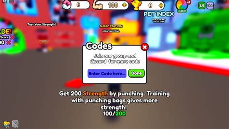 codes for arcade punch simulator roblox 2024