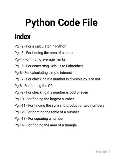 codes for python pdf