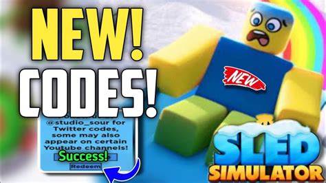codes for sled simulator roblox 2023