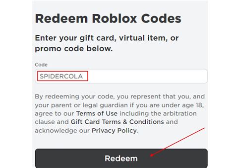 codes to redeem roblox 2025