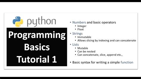coding basics in python