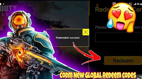 codm global redeem codes
