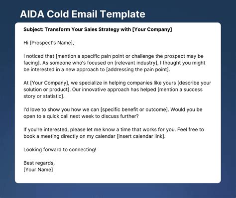 Cold Email Template For Meeting