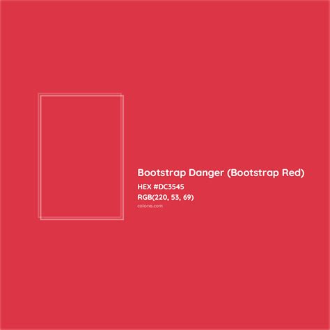 color code for danger red