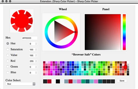 color code picker firefox extension