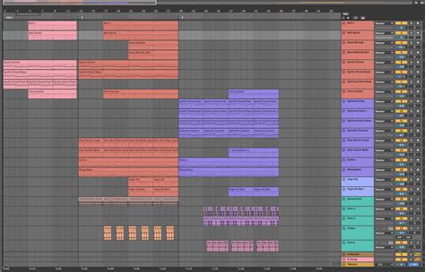 color code template ableton