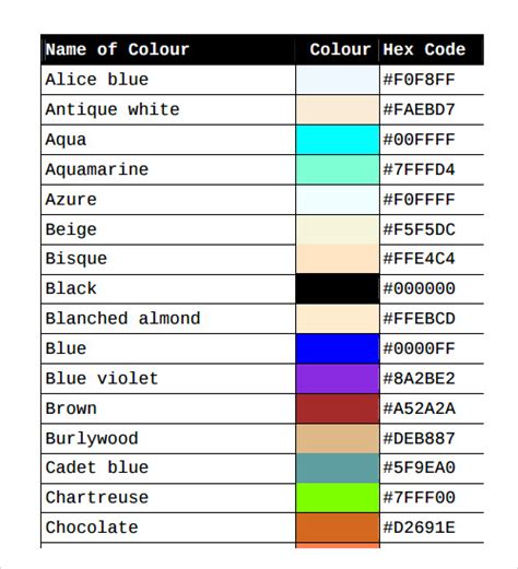 color code word document