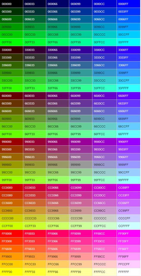 color in css hex code