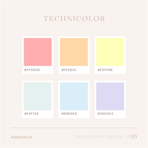color palette code pastel