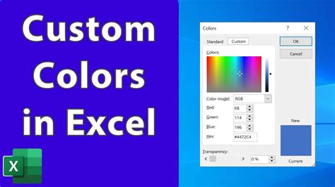 color picker in excel