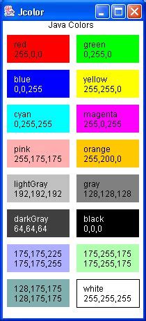 color rgb java
