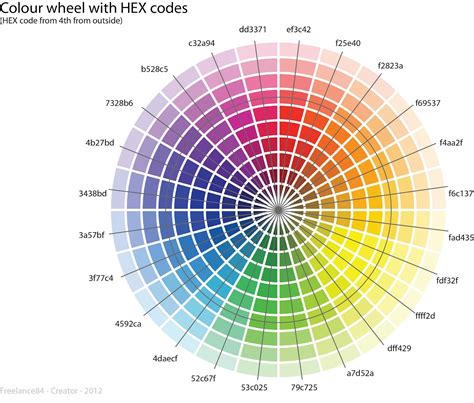 color wheel picker hex code