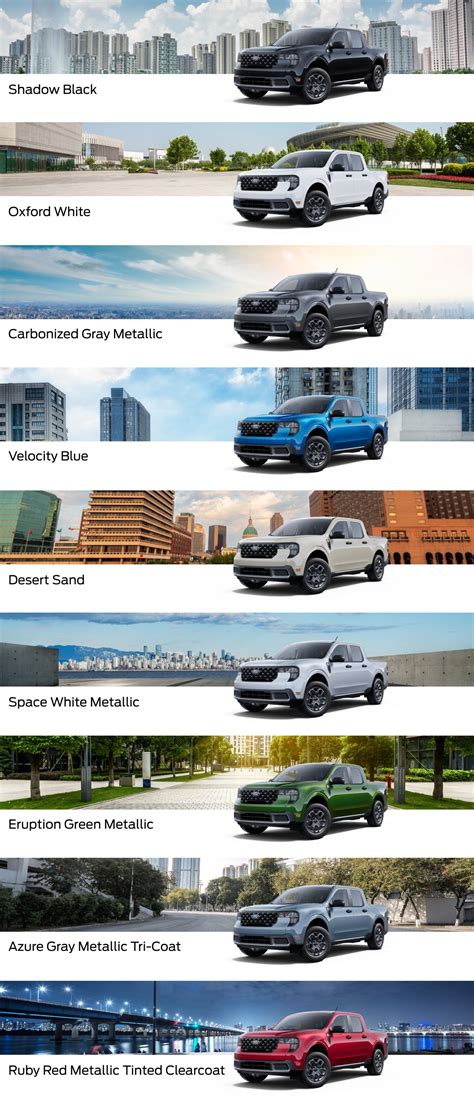 colors of ford maverick