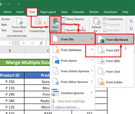 combine excel files into one online