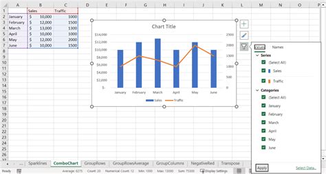 combo chart type in excel 2010