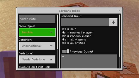 command block commands nintendo switch