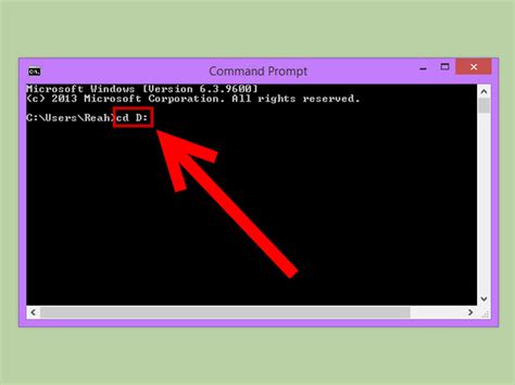 command prompt change directory to c