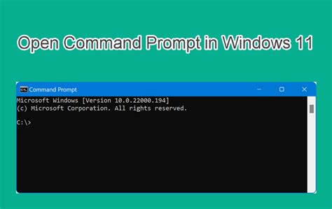 command prompt windows 11 shortcut