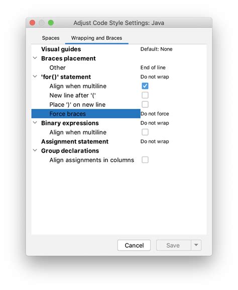 command to format code in intellij mac