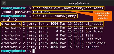 command used to change file permission in linux