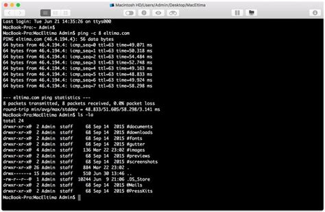 command window on mac
