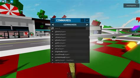 commands in roblox brookhaven