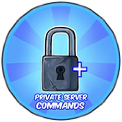 commands in roblox private server