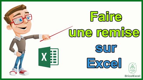 comment ajouter une remise sur excel