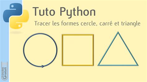comment dessiner un carré avec python