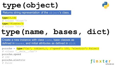 comment savoir le type d'une variable python