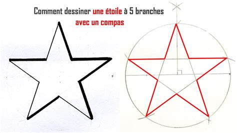 comment tracer etoile 5 branches