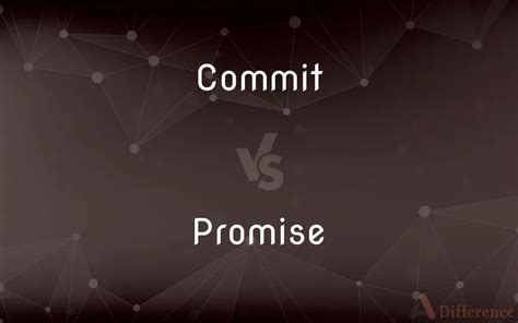 commit vs promise
