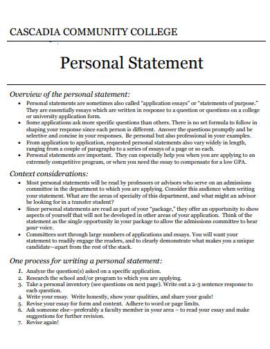common application personal statement examples
